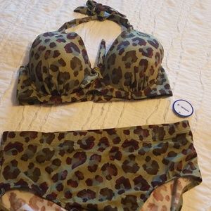 New w tags - halter bikini